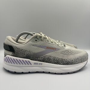 Brooks Ariel GTS 24 Women's Size 10.5 D Wide Gray Purple Running Shoes Sneakers